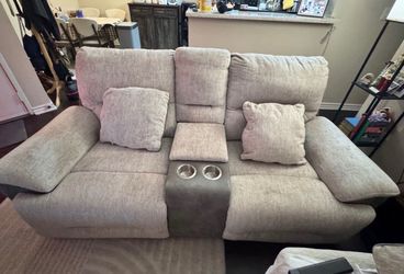 Love Seat with electronic recliners