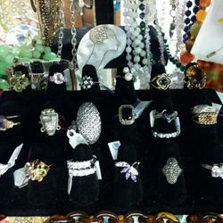 Various Rings Bling Bling Ring sterling silver stones different prices