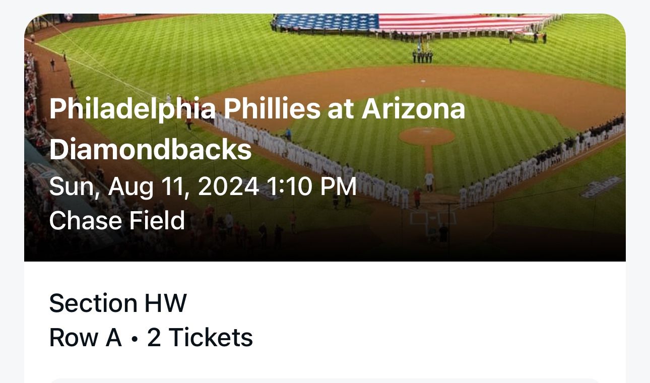 Diamondbacks Tickets