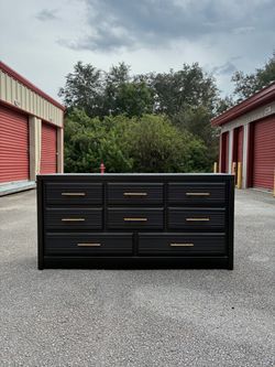 Elegant Black Dresser