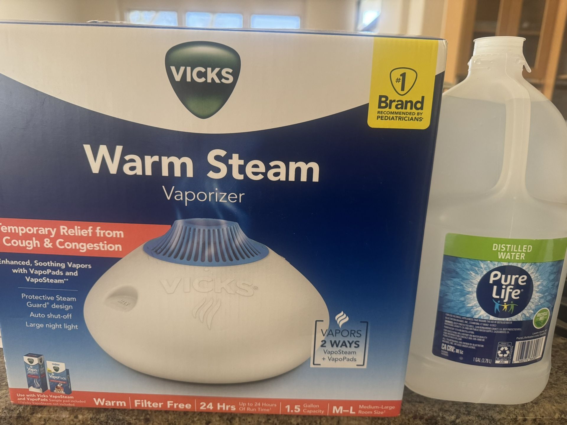Vicks warm steam vaporizer