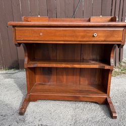 Vintage Hand Made Wooden Desk 