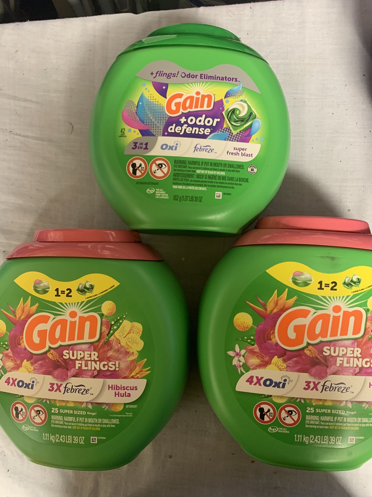 3/$30 Gain Flings