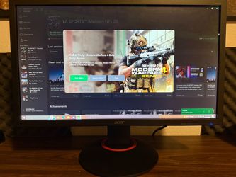 Gaming PC - Digital Storm with Acer 144hz monitor