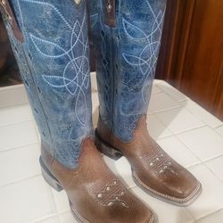 Like New Mint Condition Ladies Ariat Ranch Luxe Boots Size 7B Paid $170 Asking Only $120 