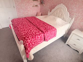 Full Size Bed Frame and Nightstand