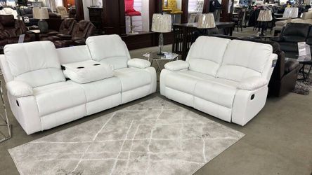 Vendo sofá y loveseat Reclinable Totalmente Nuevo sin uso a extrenar por usted