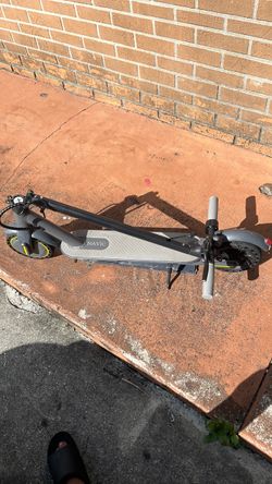 Broken e-scooter
