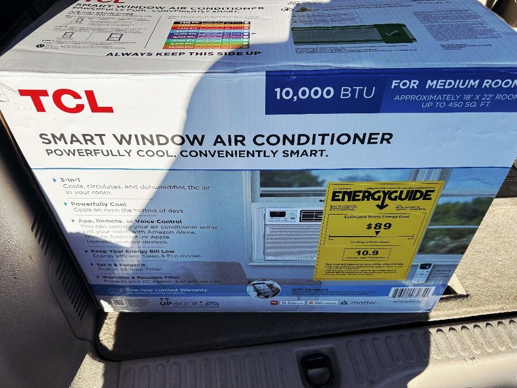 TCL 10,000 BTU Smart Window AC