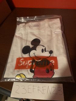 Supreme Mickey Disney 09 white xl tee new