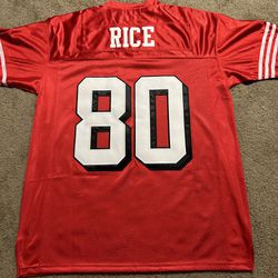 San Francisco 49ers Throwback ‘Jerry Rice #80 ‘Football Jersey