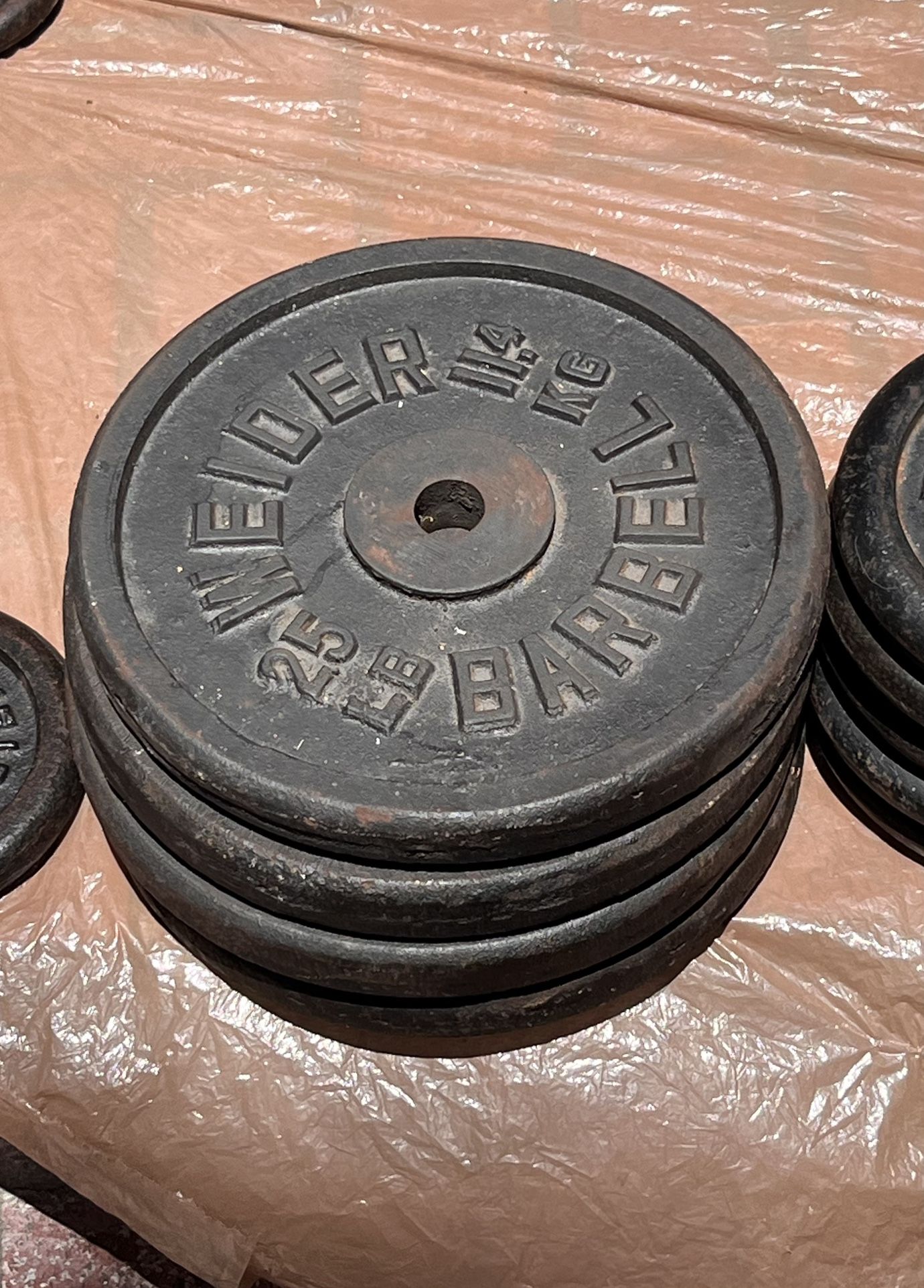 Weider Barbel. 25 Lb. Each