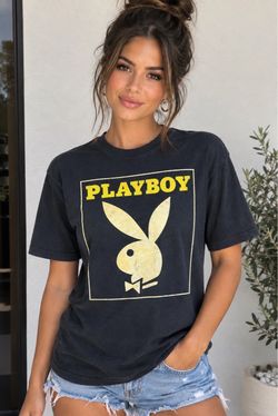 Playboy graphic T in Black