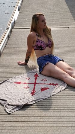PNW Arrows Beach Towel