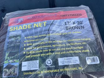SHADE NET10x14 Brow