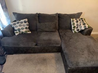 Used Gray chaise lounge couch