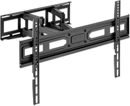 NEW Full Motion Wall TV Mount Black for 37" to 70" TV LCD Monitor Plasma