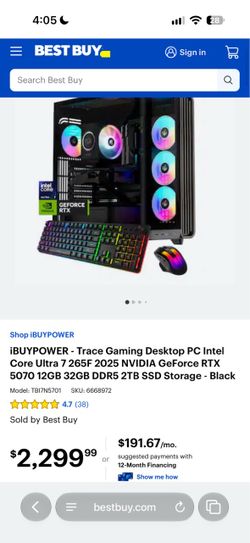 Gaming PC RTX 5070