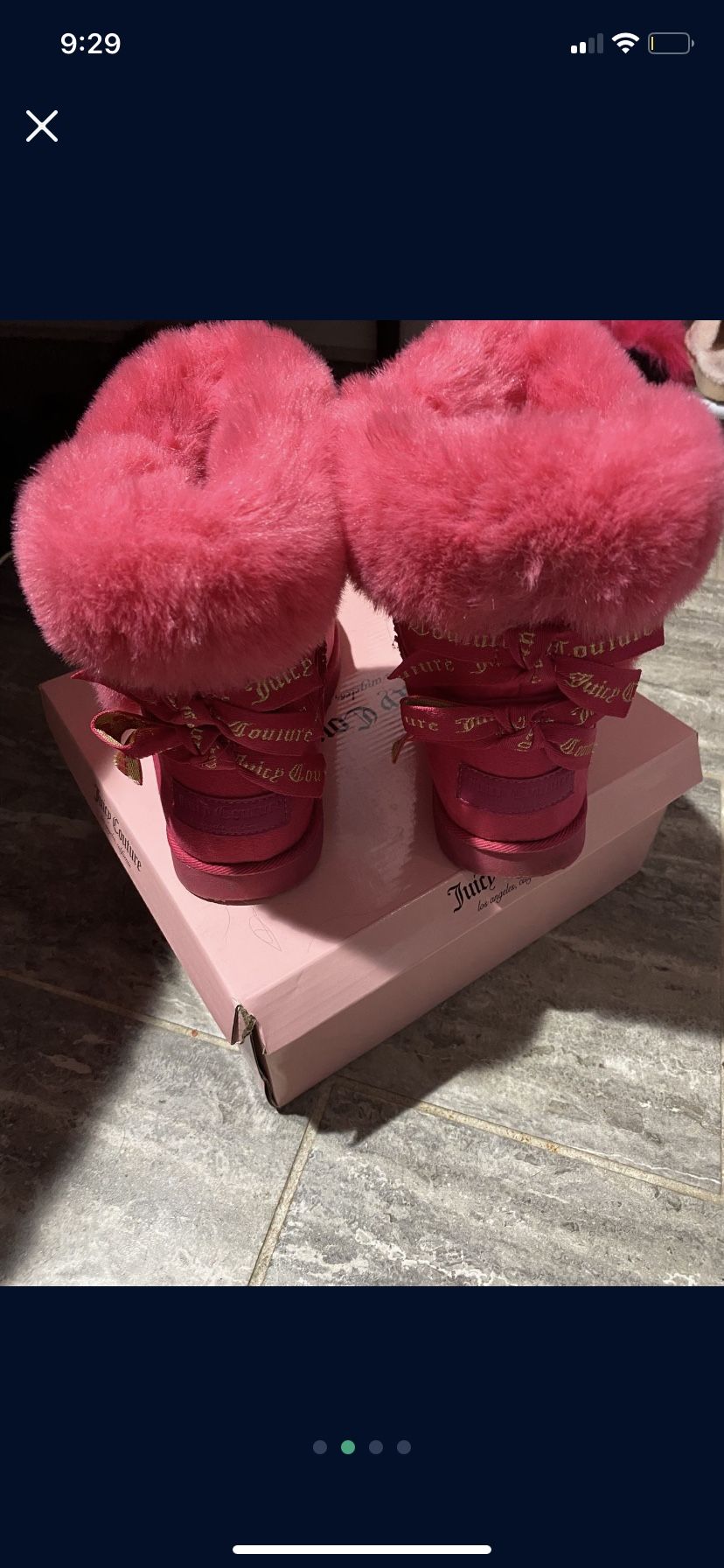 Juicy Couture Boots Color Hot Pink