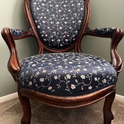 Vintage Victorian Upholstered Chair