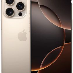 Carrier Unlocked Brand New iPhone 16 Pro Max 256GB, Desert Titanium