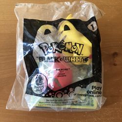 McDonald’s Pokémon Black & White #1 Figure Pikachu 2012 - NEW sealed