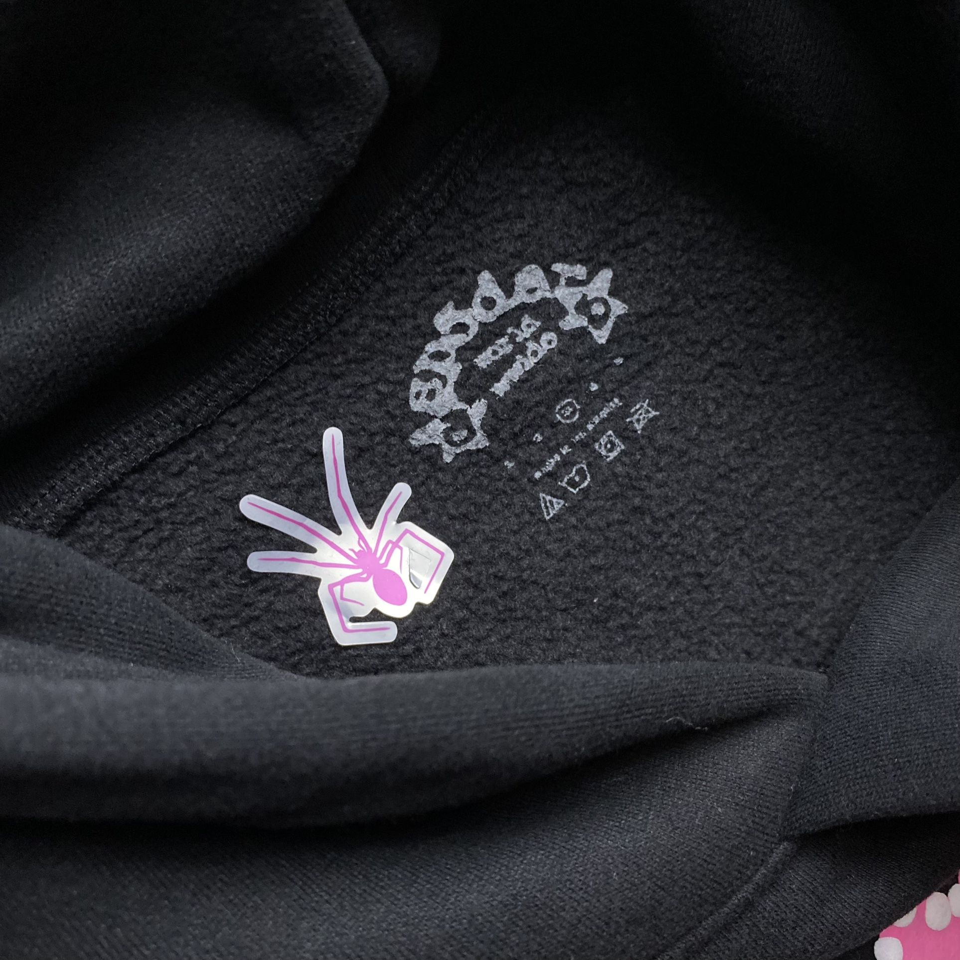 Sp5der P*NK V2 Hoodie Black 
