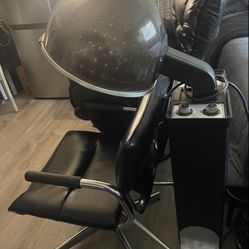 Hair Dryer With Chair 