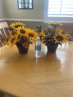 2 Falll Flower Pots 🍂🍁🌾🌻