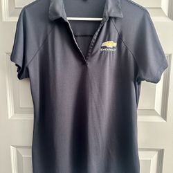 Women’s Port Authority Gray Chevrolet Short Sleeved Shirt 