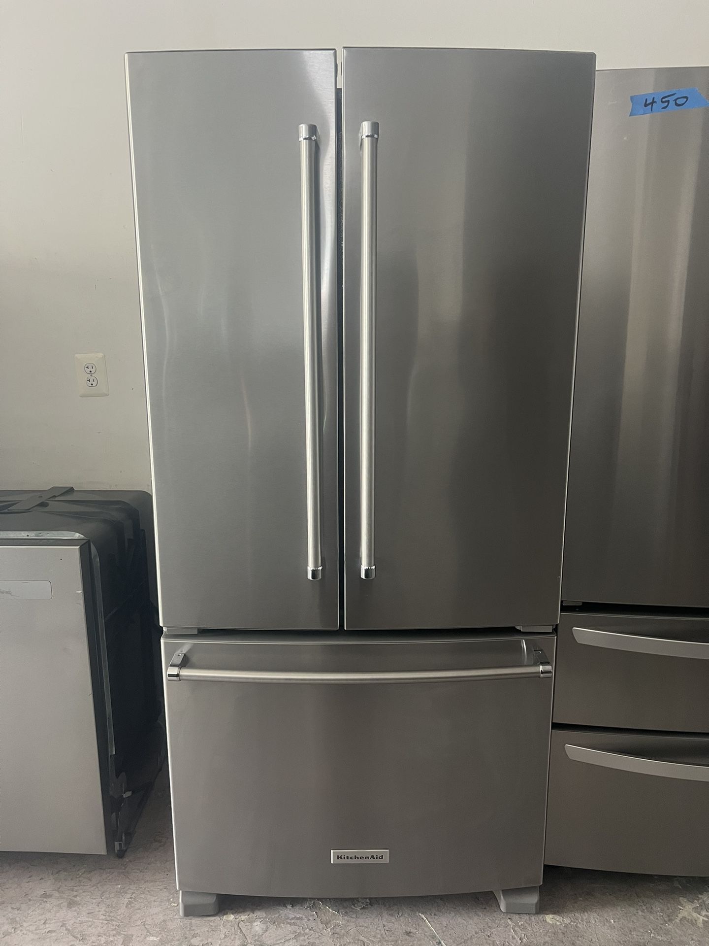 Stainless Steel KitchenAid Refrigerator