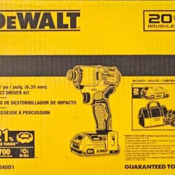 Dewalt 20v Max Impact Driver Kit