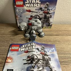 Lego Star Wars At Te Microfighter 75075