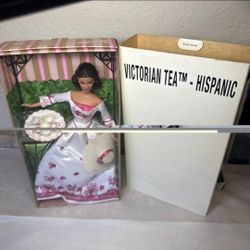 Victorian Tea Barbie Doll Hispanic Latina New In Box NIB