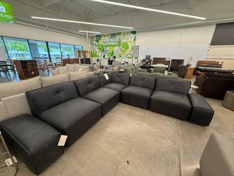 Connery Leather Modular Sectional