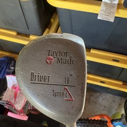 TaylorMade System 2 Driver – 10° Loft – Steel Shaft (R300 Dynamic Gold)