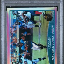 2009 Topps Chrome Refractor Maurice Jones Drew PSA 10