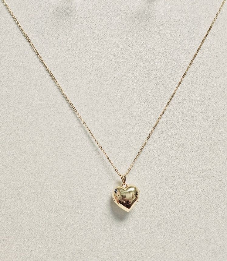 🪷18k Heart Locket Pendant