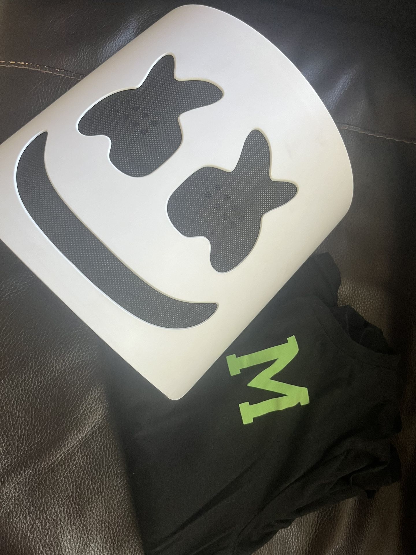 Kids Glow in the Dark Marshmello Costume Kit
