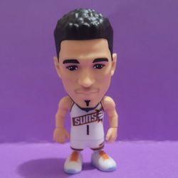 Zuru NBA Ballers Devin Booker Figure Phoenix Suns White Jersey 3.25".