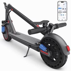 Folding Electric Scooter with Dual Suspension
