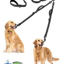 Double Dog Leash, No Tangle Dual Leash