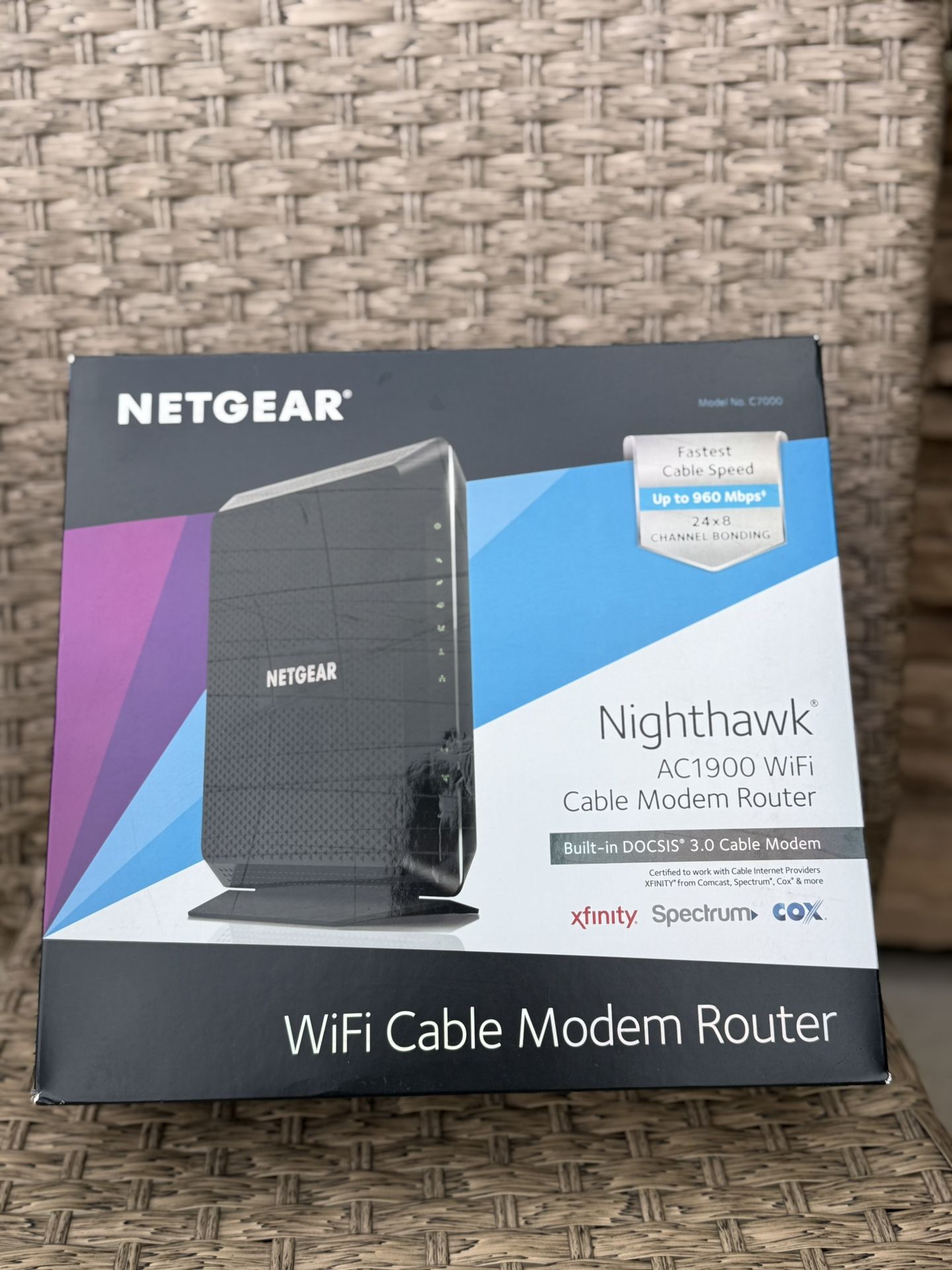 NETGEAR Nighthawk Modem WiFi Router Combo DOCSIS 3.0