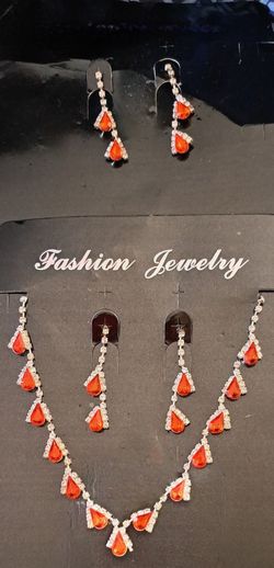 New Necklace And Earrings