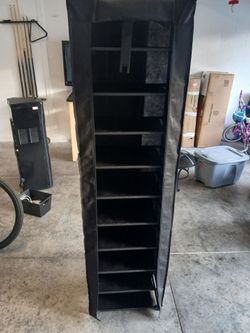 Shoe rack with Cover.