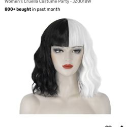NEW Cruella Deville Wig