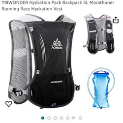 Hydration Pack Backpack 5L Marathoner Running Race Hydration Vest