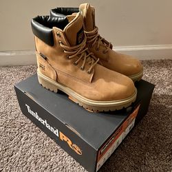 TIMBERLAND Boots SIZE 9 Steel Toe Waterproof with Box Never Worn Excellent Snow Hiking Shoe