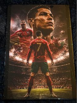 epoxy handmade Ronaldo #7 Portugal sign