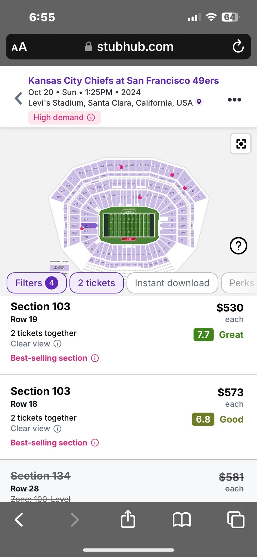49ers vs chiefs tickets